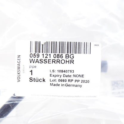 NEW AUDI Q7 4M COOLANT PIPE HOSE CENTER 059121086BG ORIGINAL