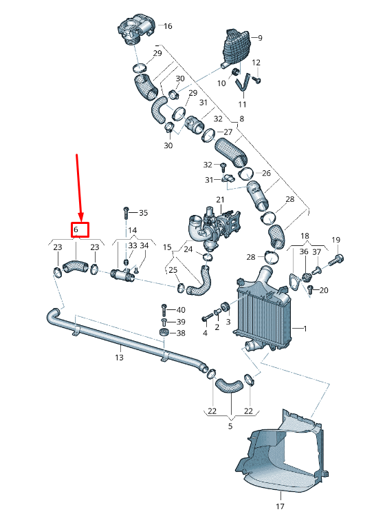 new audi q7 4m engine pressure hose 4m0145709p original