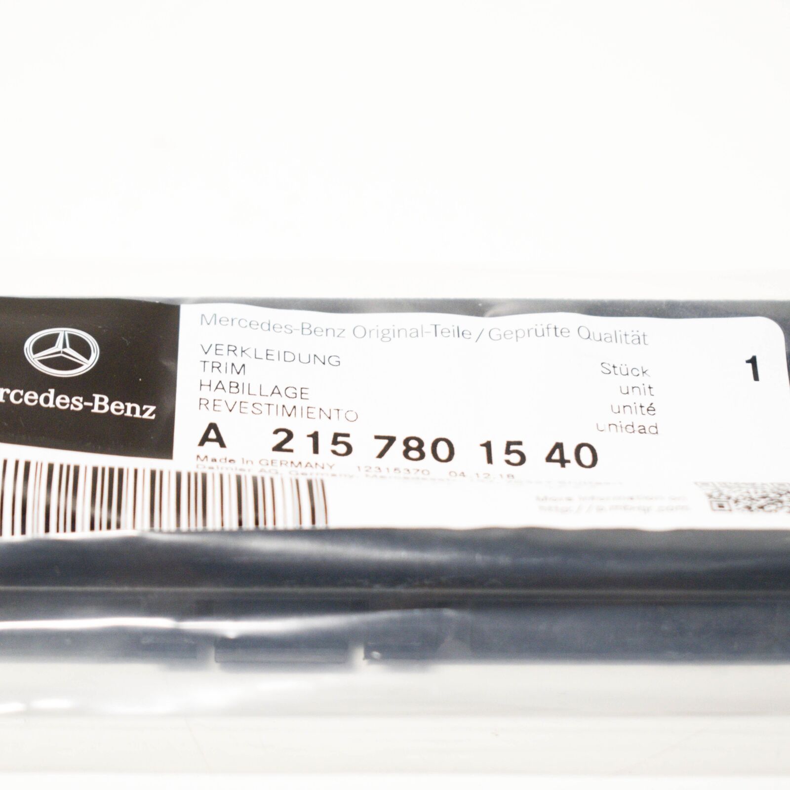 NEW MERCEDES BENZ E W211 INTERIOR ROOF LEFT SIDE COVER A2157801540 ORIGINAL