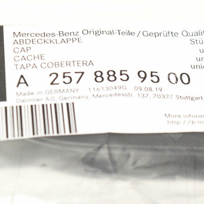 NEW MERCEDES-BENZ CLS C257 AMG REAR BUMPER TOW EYE COVER A2578859500 ORIGINAL