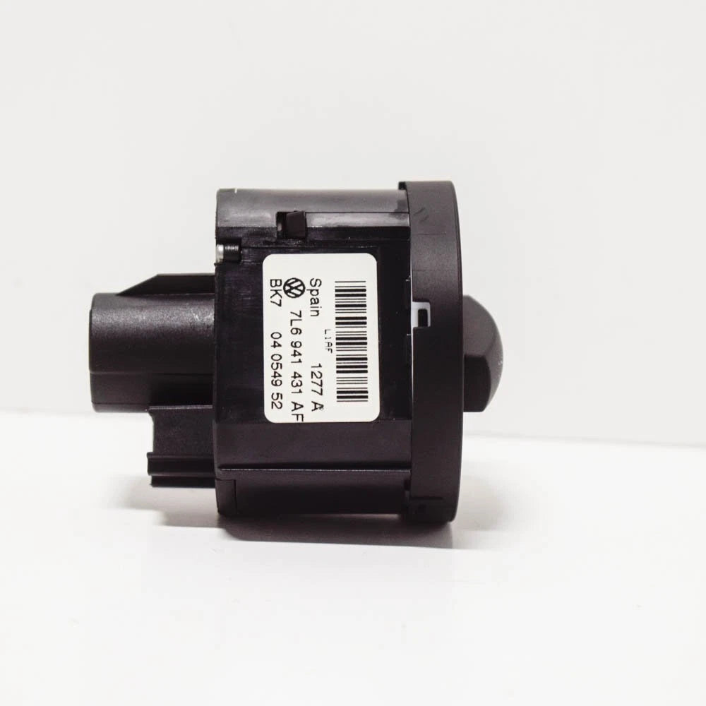 NEW VOLKSWAGEN TOUAREG 7L HEADLIGHTS CONTROL SWITCH KNOB 7L6941431AF3X1 ORIGINAL