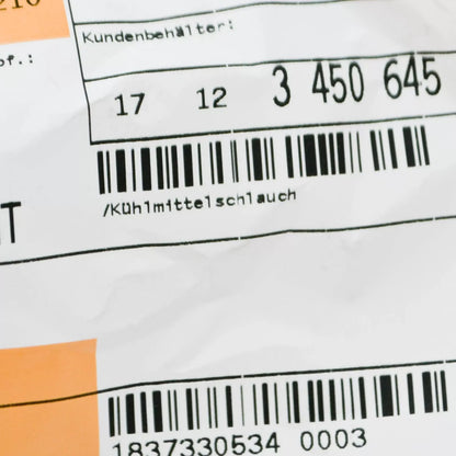 NEW BMW X3 E83 RADIATOR COOLANT HOSE 17123450645 3450645