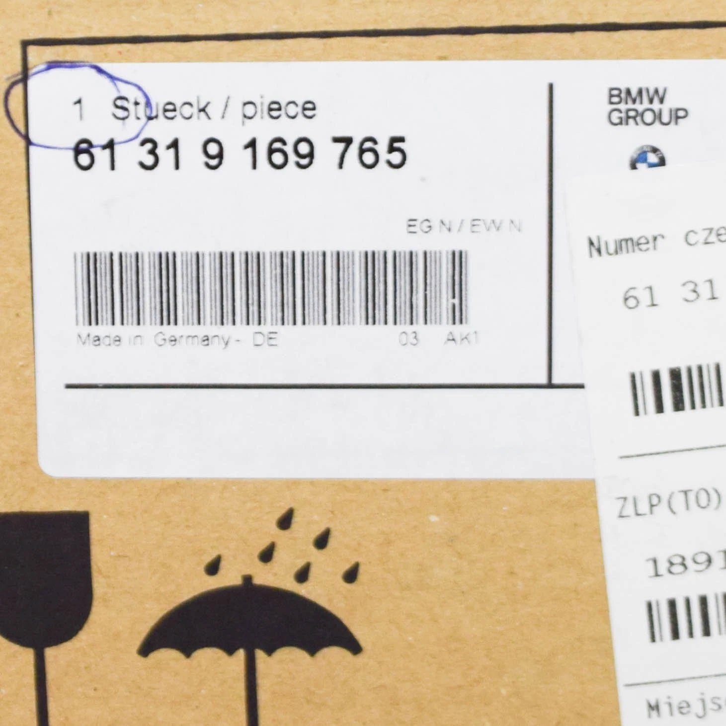 NEW BMW 1 COUPE E82 STEERING WHEEL SLIP RING SQUIB 61319169765 9169765 ORIGINAL