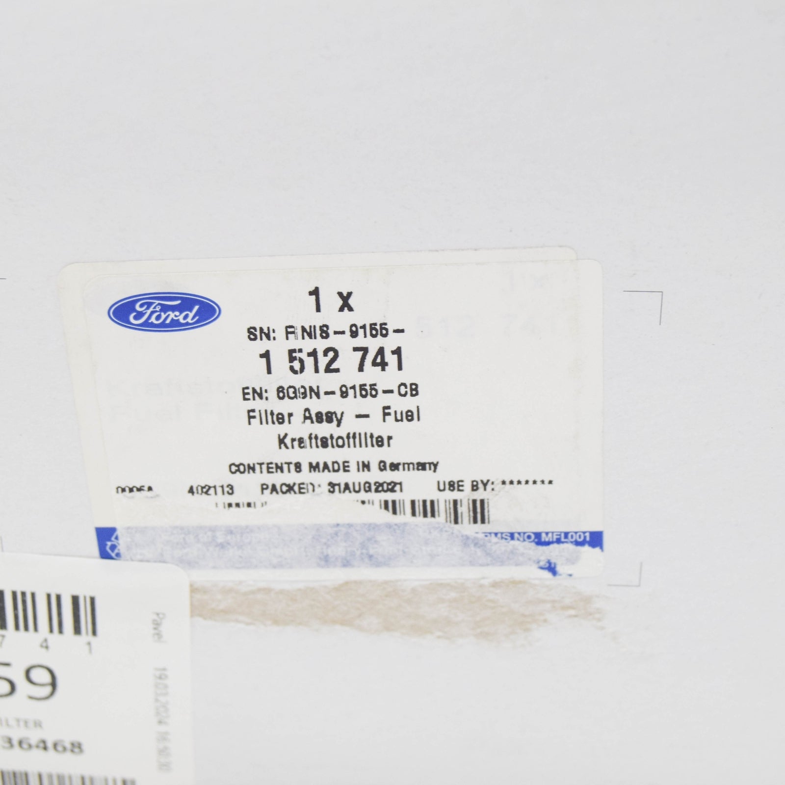 new ford mondeo mk4 fuel filter assy 6g9n-9155-cb 1512741 original