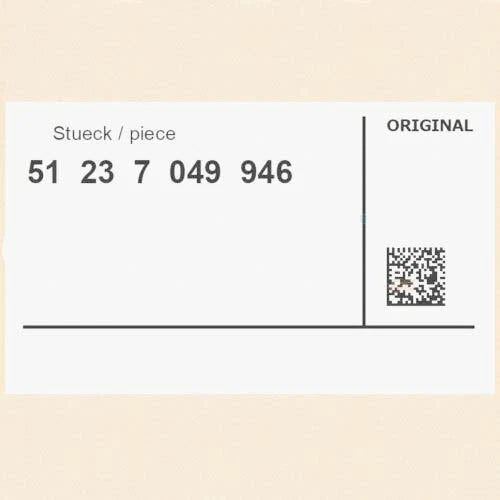 NEW BMW E90 TRUNK LID STOP BUFFER 51237049946 7049946 ORIGINAL