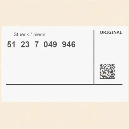 NEW BMW E90 TRUNK LID STOP BUFFER 51237049946 7049946 ORIGINAL