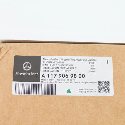 NEW MERCEDES-BENZ CLA COUPE C117 REAR RIGHT TAILLIGHT A1179069800 ORIGINAL