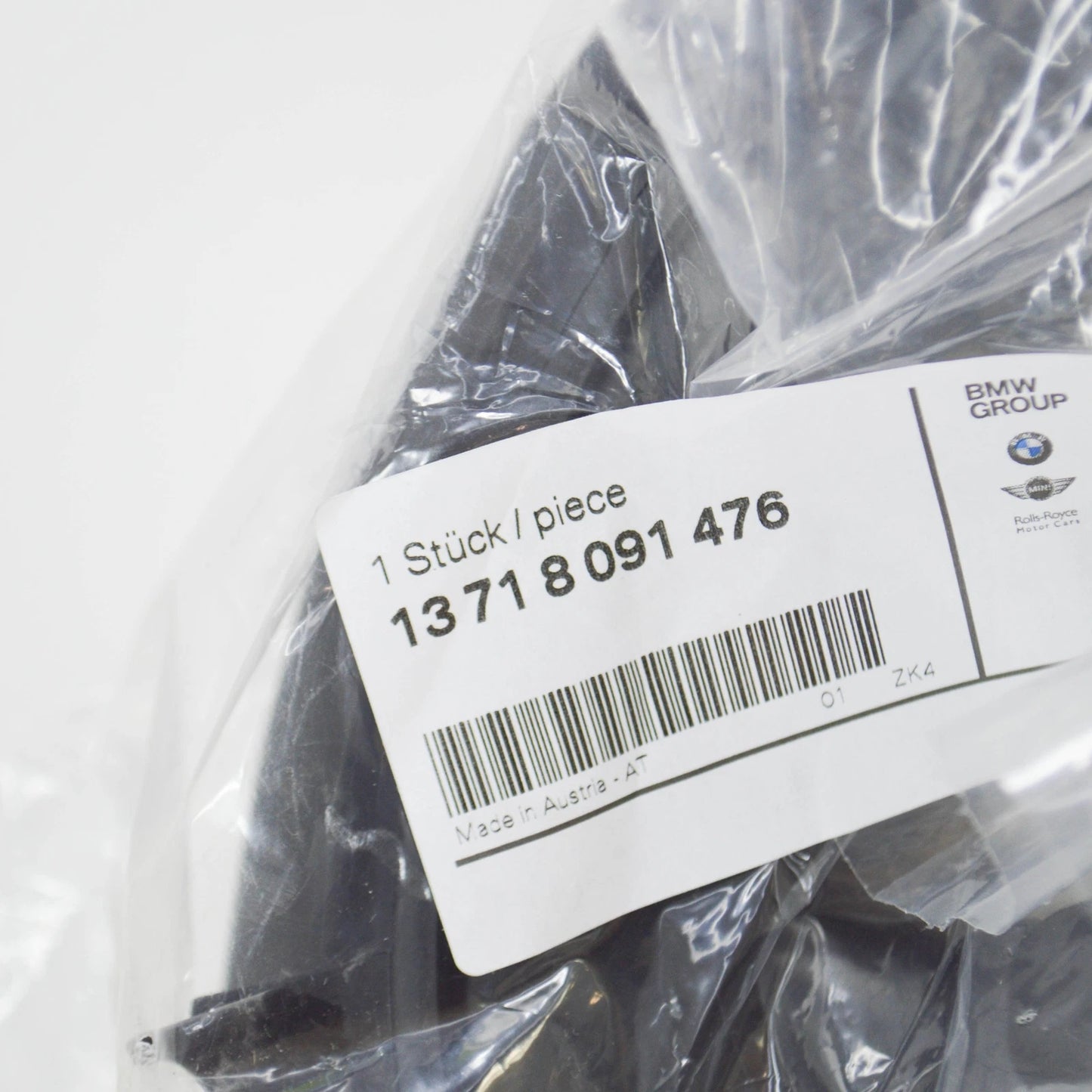 NEW BMW X5 M F95 FILTERED AIR DUCT CYL 5-8 13718091476 ORIGINAL