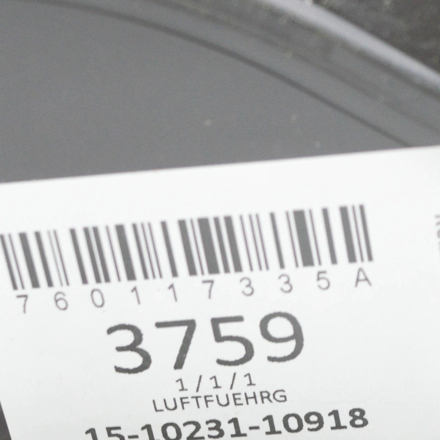 NEW VOLKSWAGEN TOUAREG CR7 RADIATOR LEFT AIR GUIDE 760117335A ORIGINAL