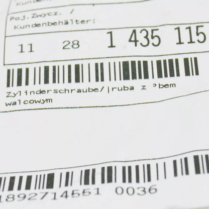 NEW BMW X5 E53 IDLER PULLEY BOLT 11281435115 1435115 ORIGINAL