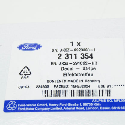 new ford transit custom mk1 right decal strip 2311354 original