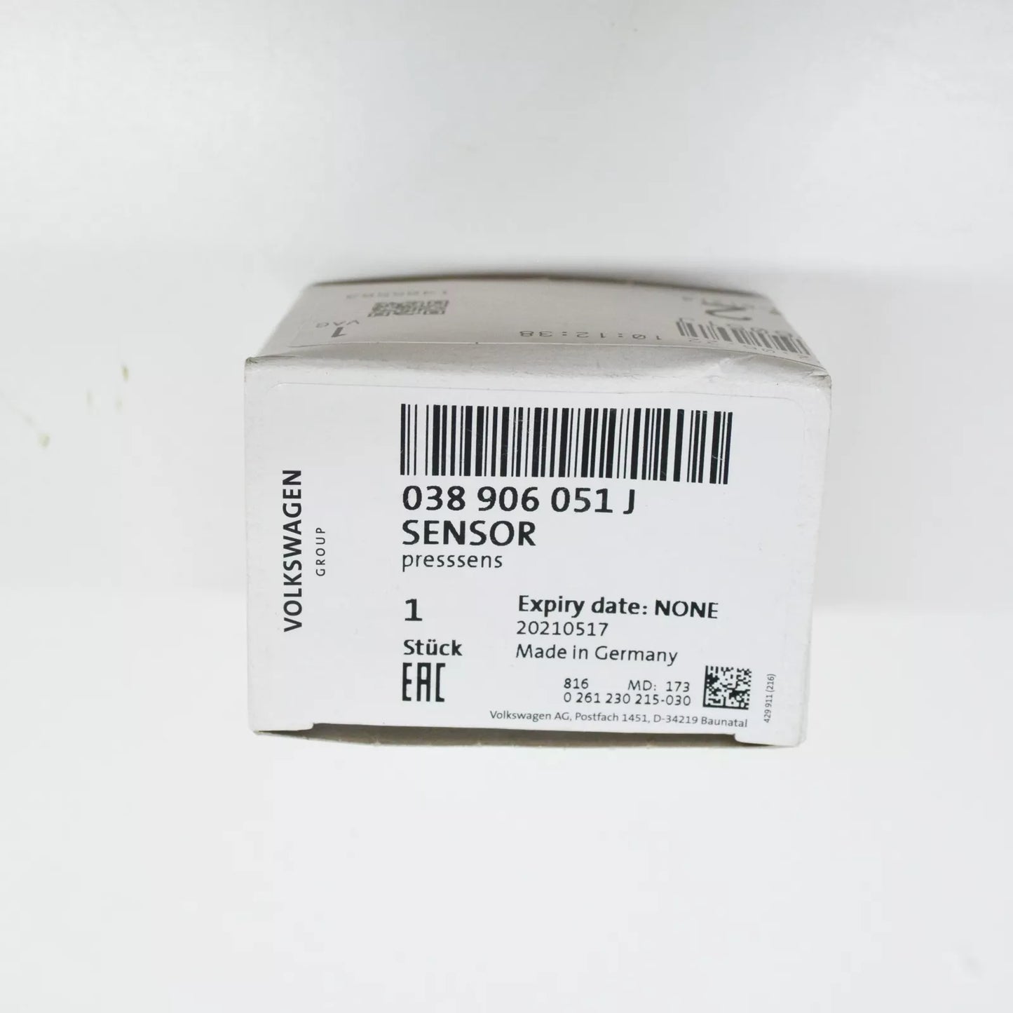 NEW AUDI A4 B8 MAP SENSOR 038906051J