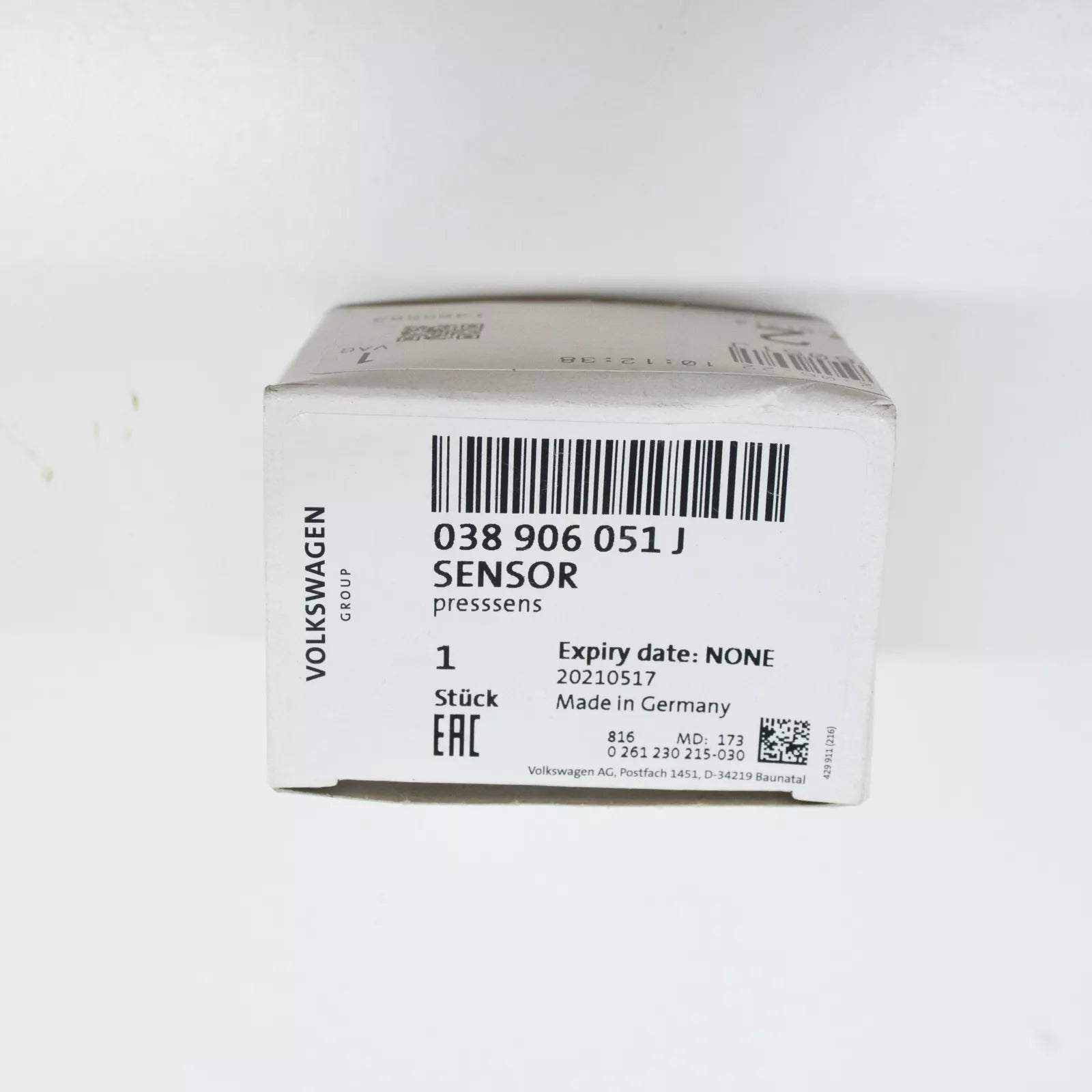 NEW AUDI A4 B8 MAP SENSOR 038906051J