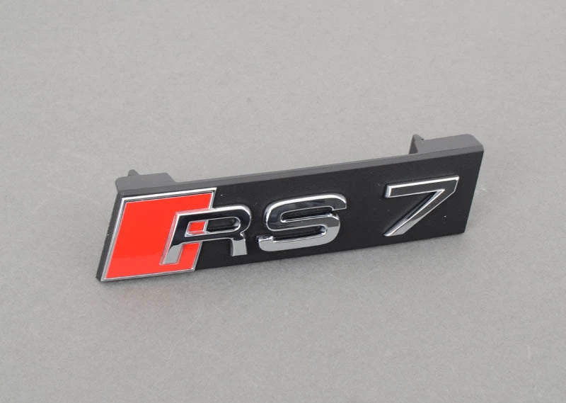 NEW AUDI RS7 SPORTBACK 4GA 4GF CHROME RS7 EMBLEM 4G8853736D 2ZZ