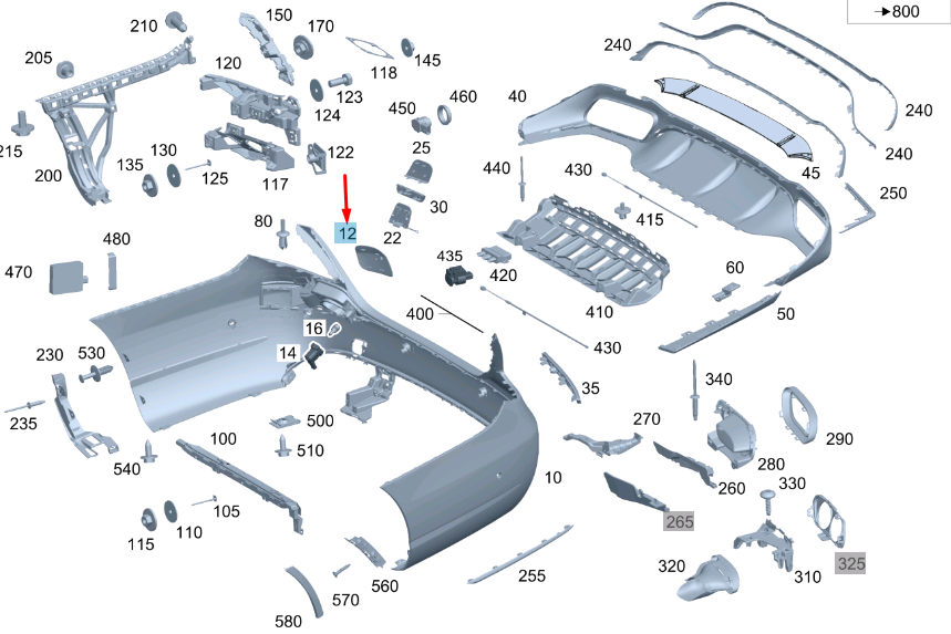 NEW MB E W213 REAR BUMPER CHARGING PLUG SOCKET CAP A2138850026 ORIGINAL