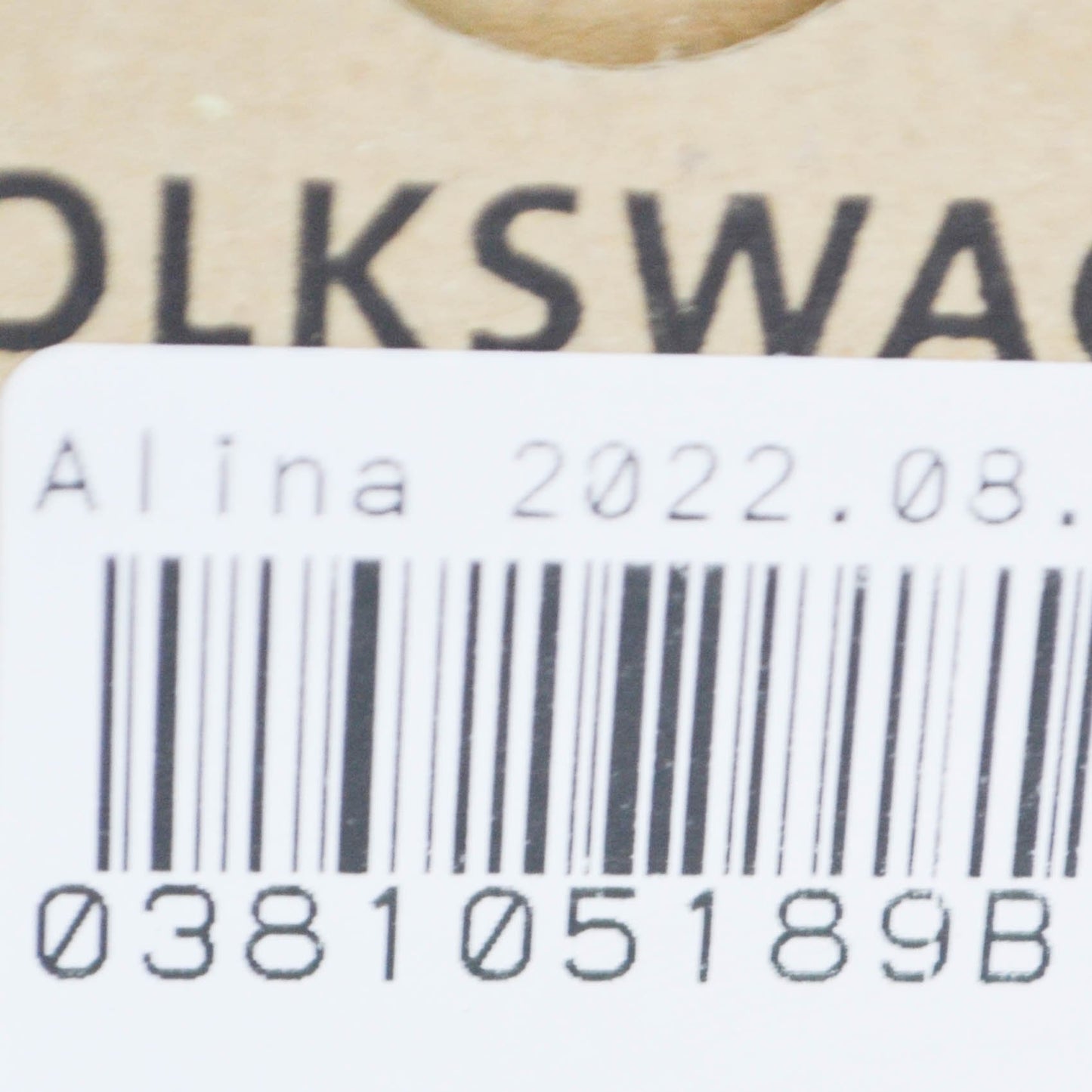 NEW AUDI A4 B7 CRANKSHAFT SPEED SENSOR RING 038105189B ORIGINAL