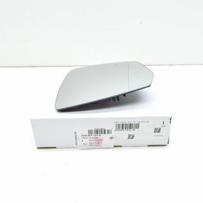 NEW AUDI A1 SPORTBACK GB FRONT LEFT DOOR MIRROR GLASS LHD 2G0857521B ORIGINAL