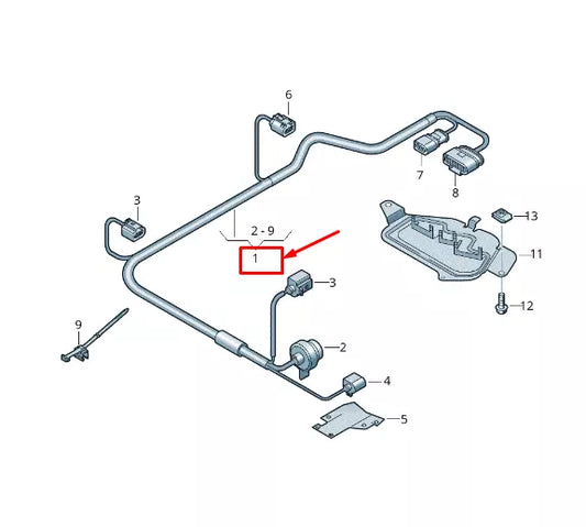 NEW AUDI A8 4N GEARBOX WIRING HARNESS 4N0971769AB