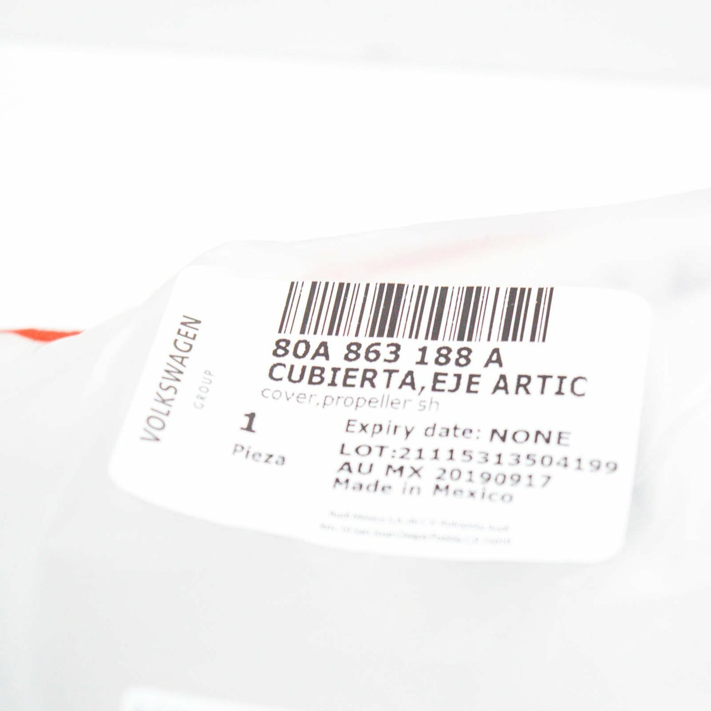 NEW AUDI Q5 FY FRONT RIGHT DUST COVER MUD GUARD END CAP 80A863188A ORIGINAL