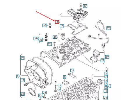 NEW AUDI A3 8P OIL SEPARATOR 06H103495AJ