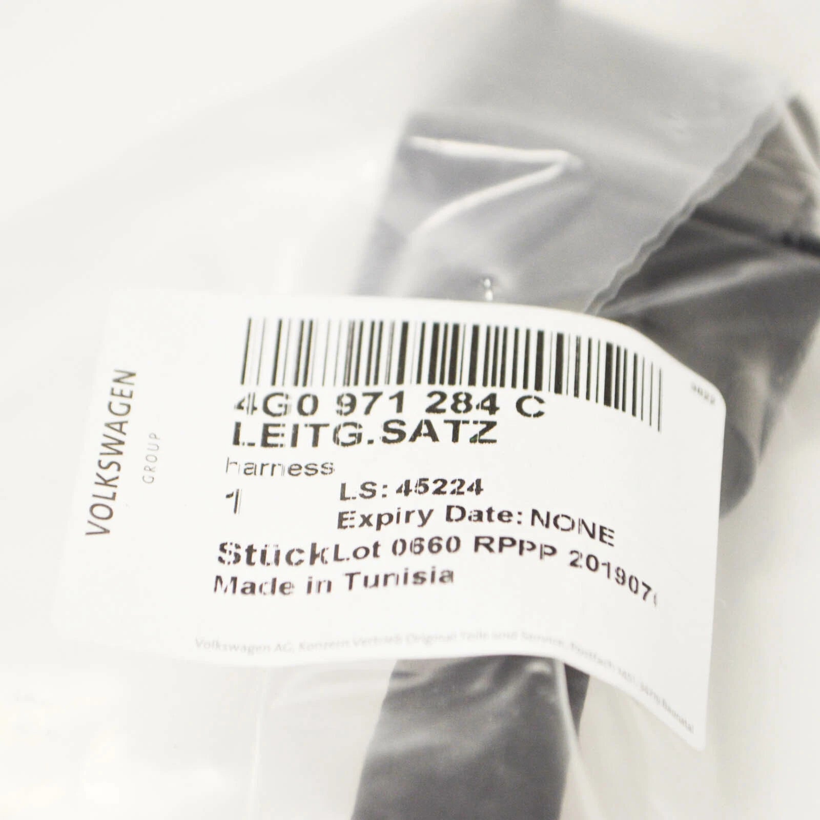 NEW AUDI A6 4G C7 WIRING HARNESS FOR ELECTRIC FAN 4G0971284C