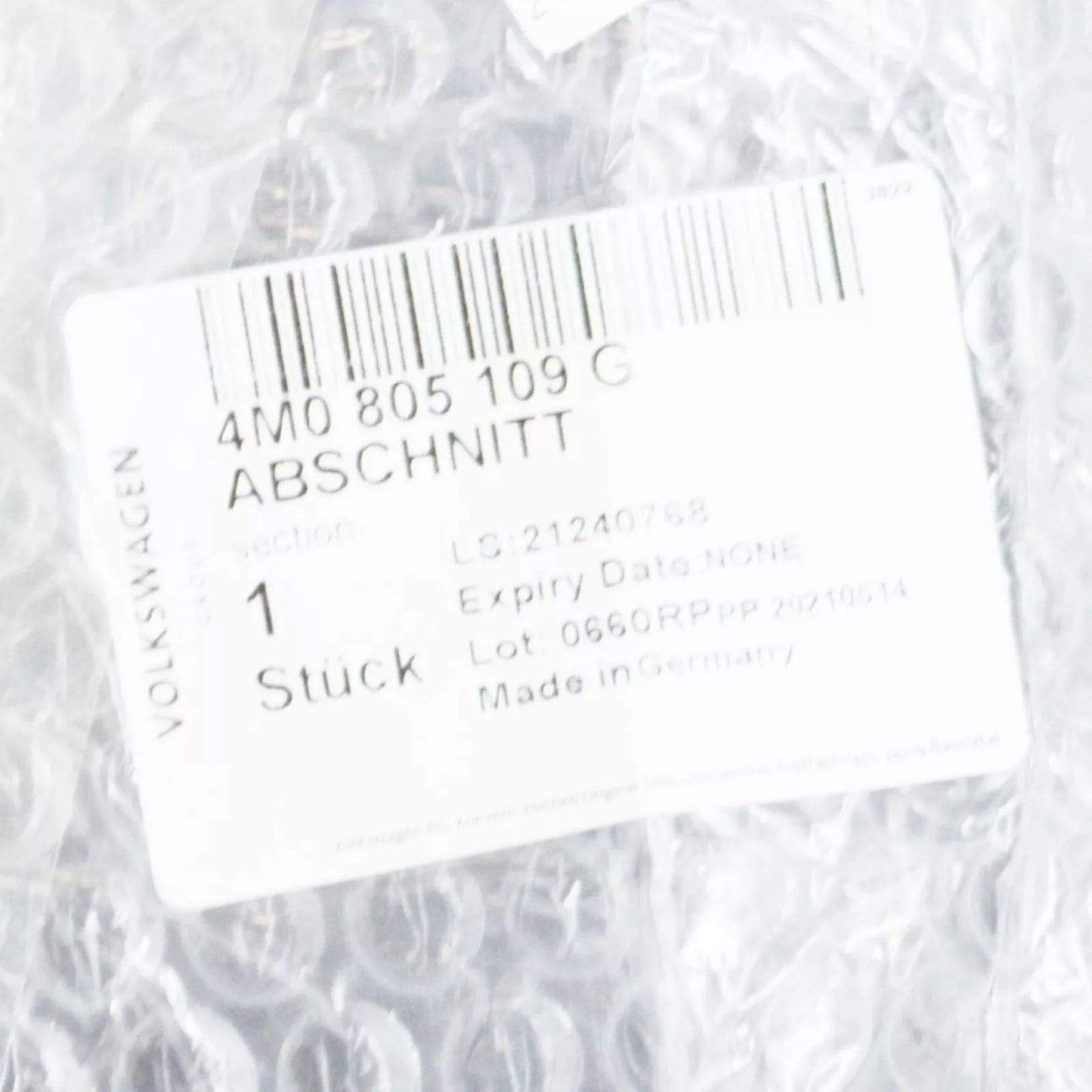 NEW AUDI Q7 4M FRONT LEFT REINFORCEMENT BAR 4M0805109G ORIGINAL