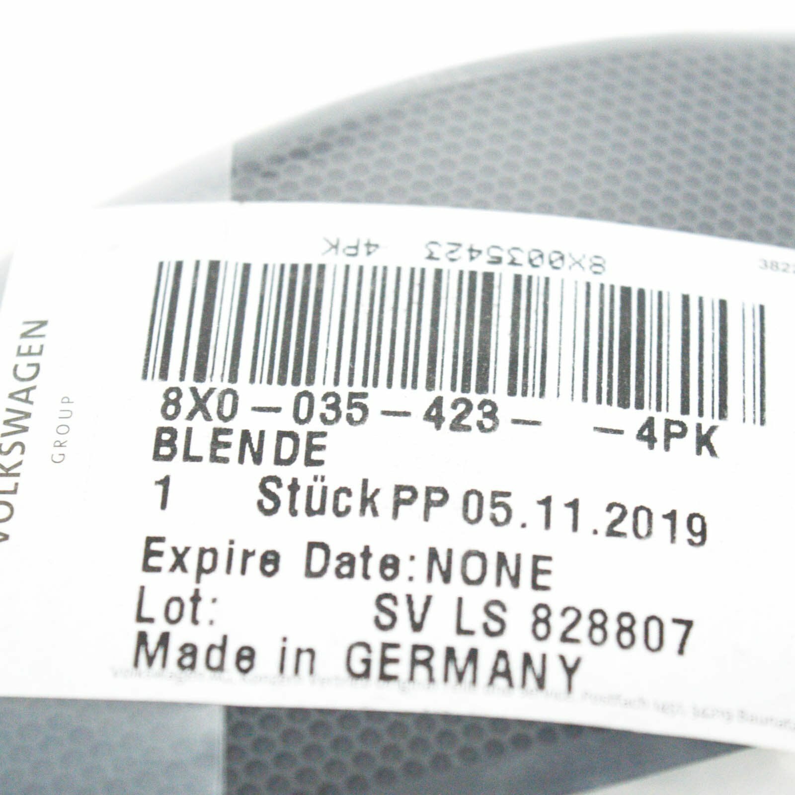 new audi a1 8x front left door loudspeaker trim 8x00354234pk original