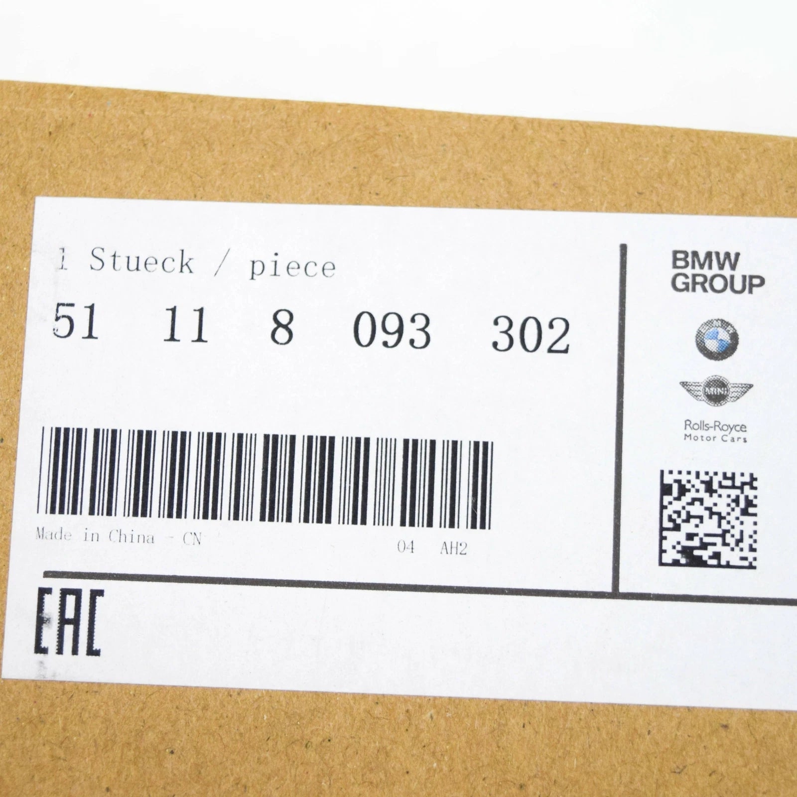 NEW BMW 3 G20 TRIM FRONT GRILL RIGHT SIDE 8093302 51118093302 2019 ORIGINAL