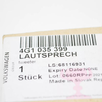 NEW AUDI A6 C7 REAR DOOR TREBLE SPEAKER 4G1035399 ORIGINAL