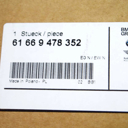 NEW BMW 3 G20 WINDOW WASHER TANK 9478352 61669478352 2020 ORIGINAL