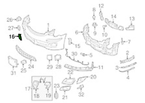new mercedes-benz m-class w163 rear bumper tow hook cover a16388502819999
