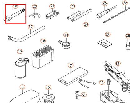 NEW AUDI A8 4H FRONT BUMPER TOWING HITCH 4H0805615