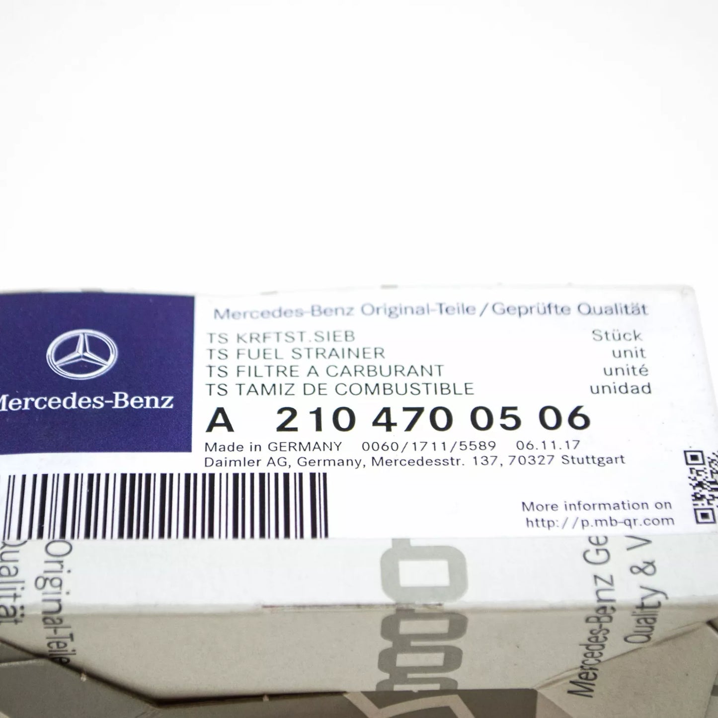 NEW MERCEDES-BENZ E-CLASS W210 FUEL STRAINER A2104700506