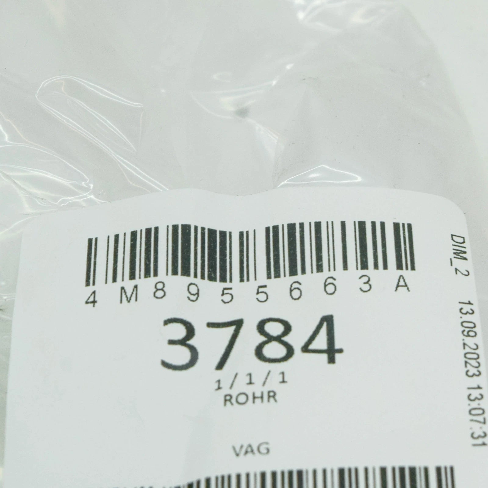 NEW AUDI Q8 4MN HEADLIGHT WASHER HOSE 4M8955663A ORIGINAL