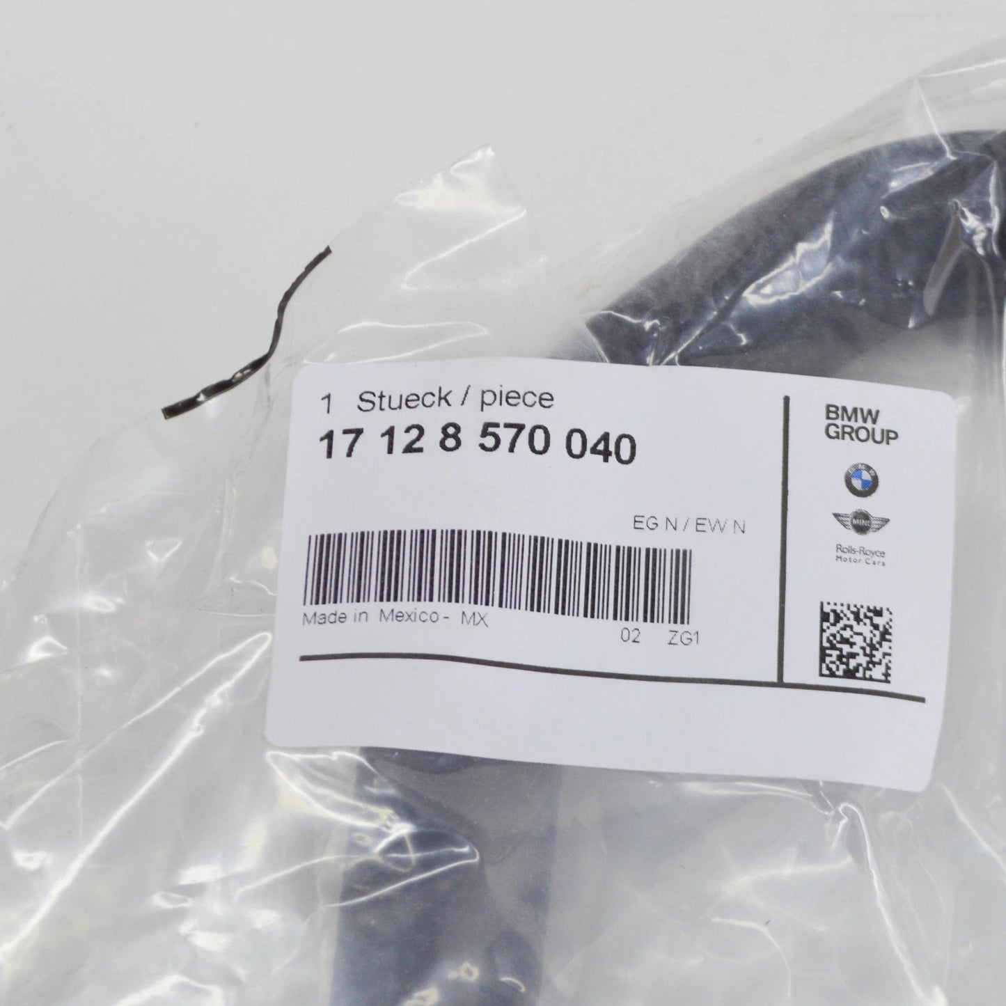 NEW BMW X3 F25 RADIATOR COOLANT PUMP HOSE 17128570040 8570040 ORIGINAL