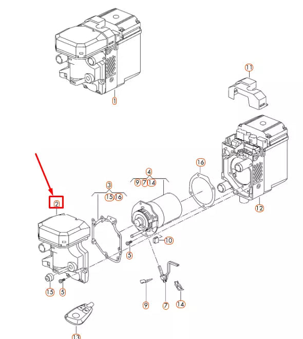 NEW VOLKSWAGEN AMAROK HEATER FAN MOTOR WITH WHEEL 7L0963031A ORIGINAL