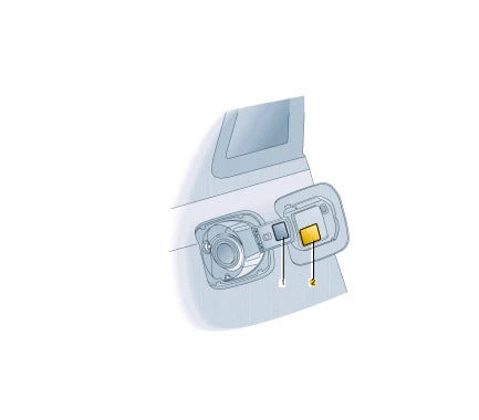 NEW AUDI A3 CABRIO 8V FUEL FILER NECK STICKER 8V5010508AH