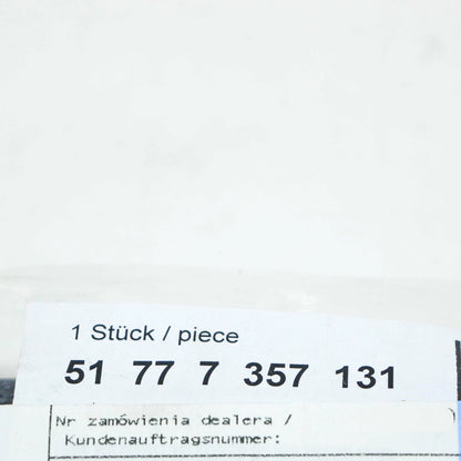 NEW BMW 7 G11 FRONT LEFT ROCKER PANEL MOUNT STRIP 51777357131 7357131 ORIGINAL