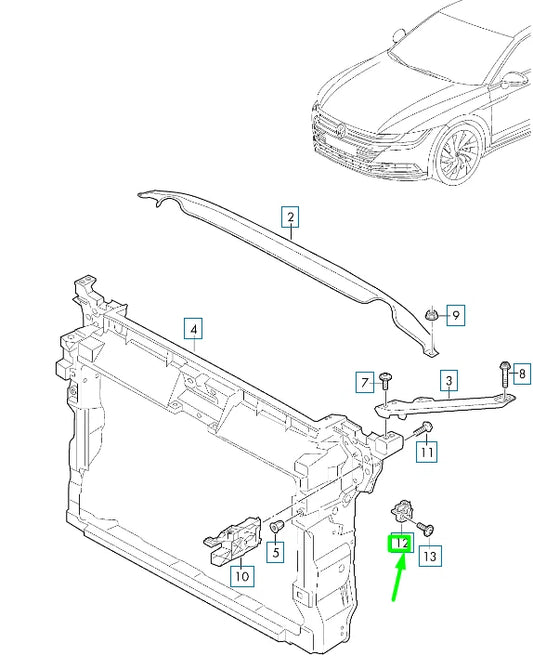 NEW VOLKSWAGEN ARTEON 3H7 LEFT CROSS MEMBER SUPPORT 3G8805019A
