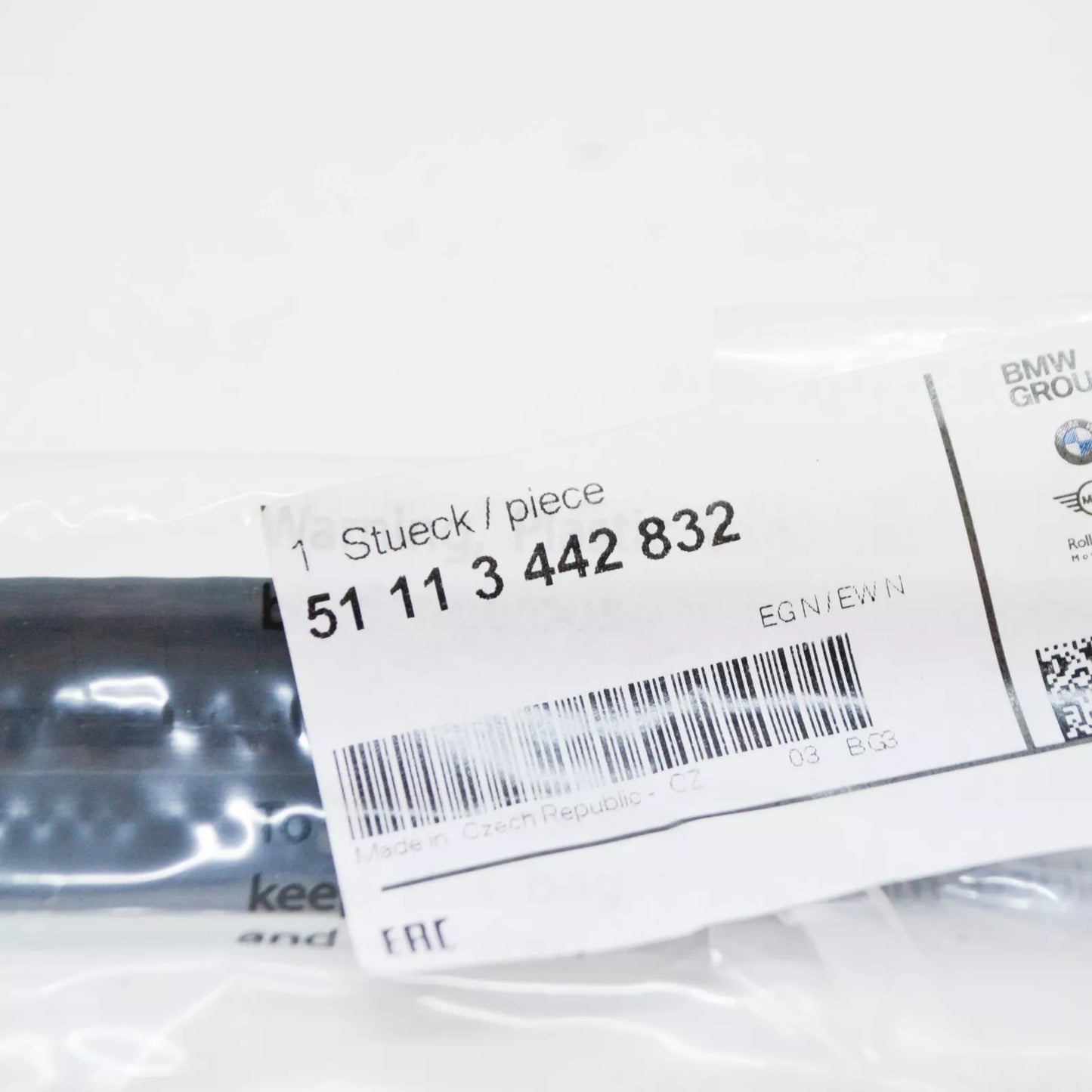 NEW BMW Z4 COUPE E86 FRONT BUMPER SPOILER TRIM 3442832 51113442832 ORIGINAL