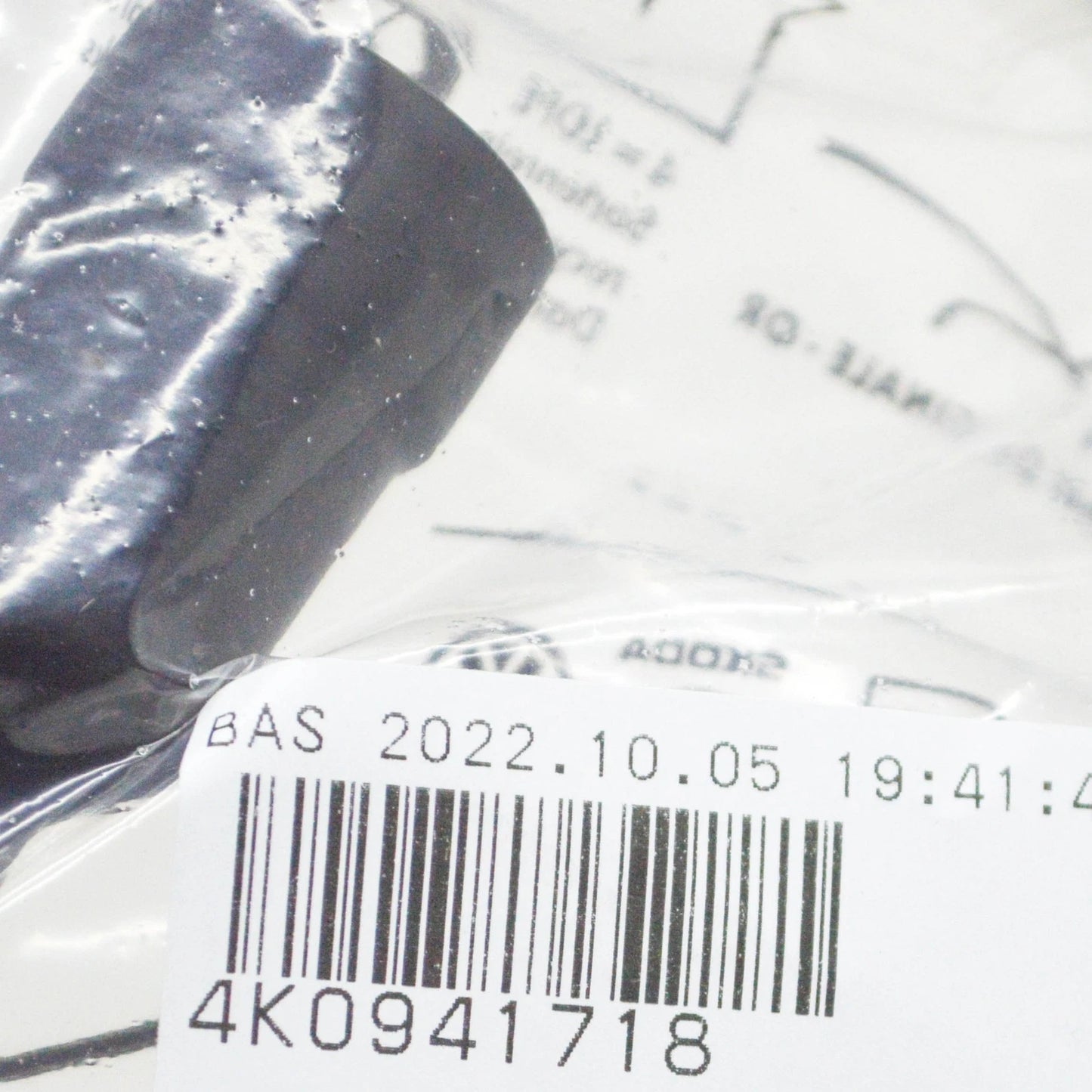 NEW AUDI A6 C8 AVANT FRONT RIGHT HEADLIGHT HOSE 4K0941718 ORIGINAL