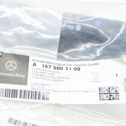 new mb gle w167 right water coolant upper radiator hose a1675003100 original