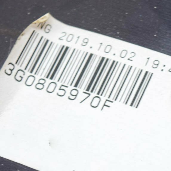 new vw passat b8 front right wheel housing rear liner 3g0805970f original