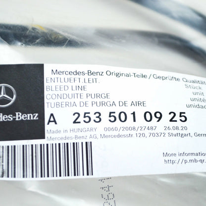 NEW MB GLC X253 RADIATOR VENT PIPE TO RIGHT EXPANSION TANK A2535010925 ORIGINAL