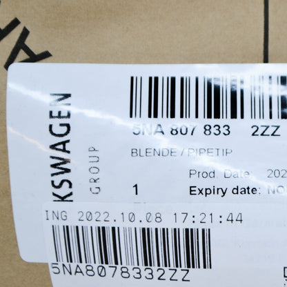 NEW VW TIGUAN AD MK2 REAR LEFT EXHAUST TAIL PIPE TRIM 5NA8078332ZZ ORIGINAL