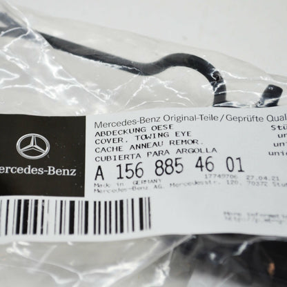 NEW MERCEDES-BENZ GLA X156 REAR BUMPER TOW HOOK EYE COVER A1568854601 ORIGINAL