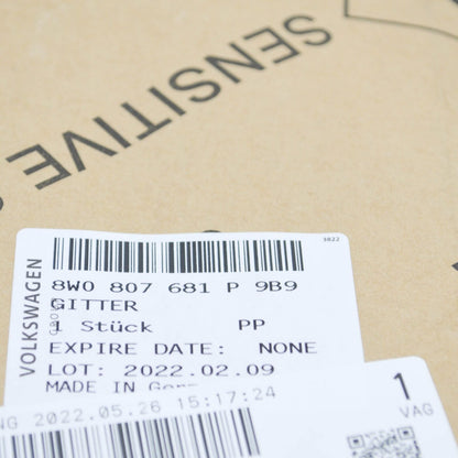 NEW AUDI A4 AVANT B9 FRONT BUMPER LEFT GRILLE 8W0807681P9B9 ORIGINAL