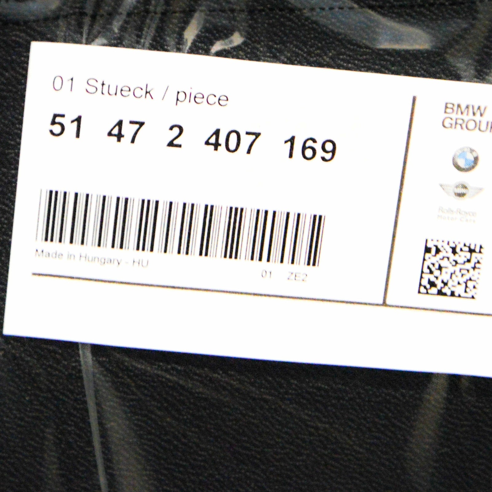 new bmw x1 f48 luggage compartment form mat trunk mat 51472407169 original