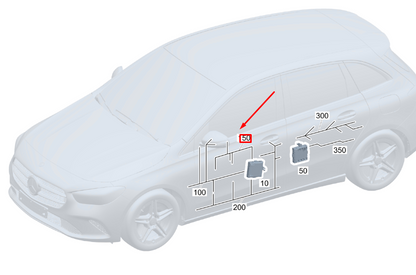 new mercedes-benz gla h247 amg front left door wiring lhd a1775407801 original