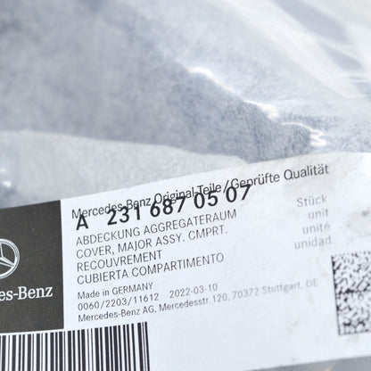 NEW MB SL R231 FRONT RIGHT WATER DRAINAGE COVER LHD A2316870507 ORIGINAL